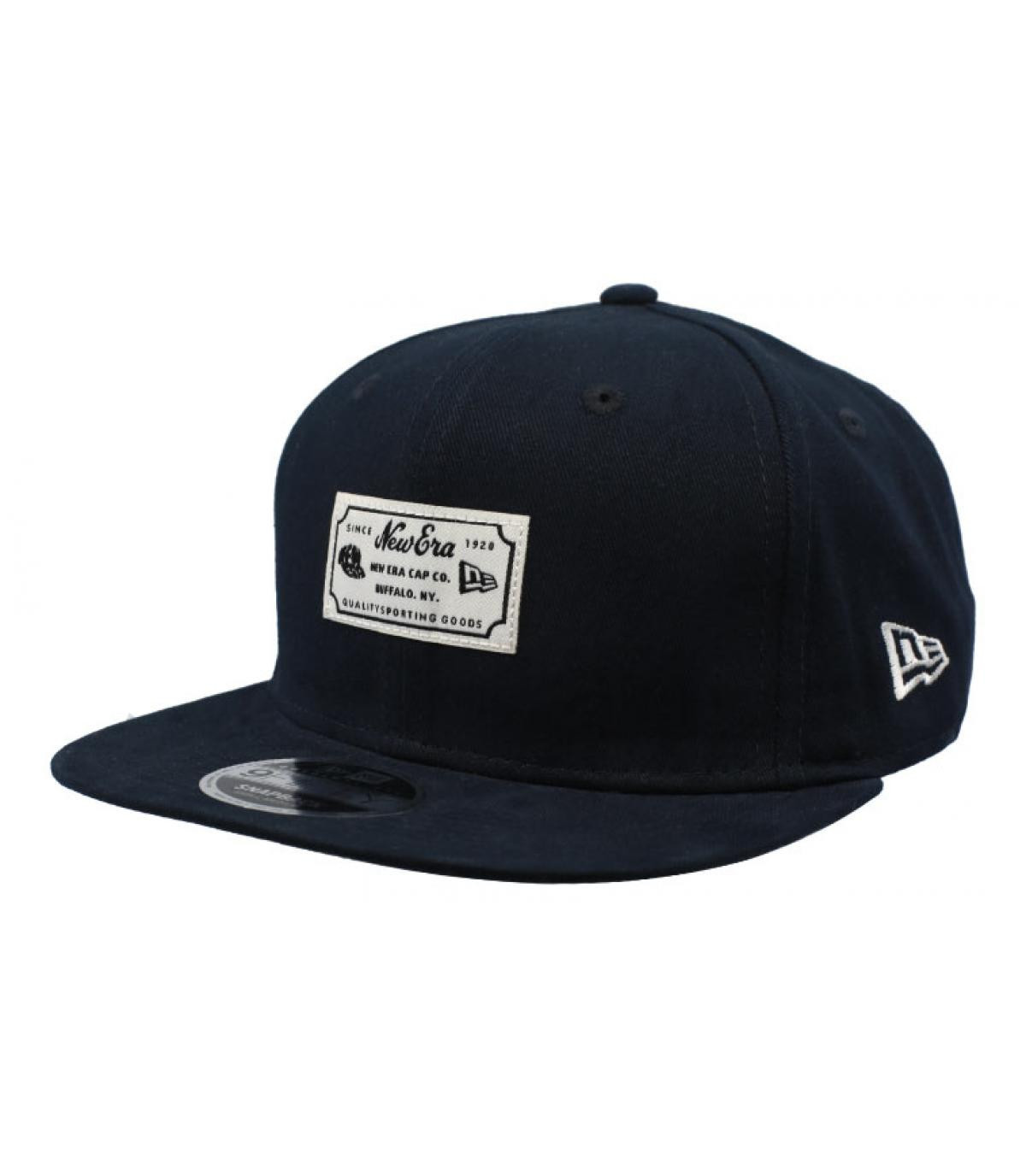 Snapback Ne Script Patch 9Fifty navy New Era